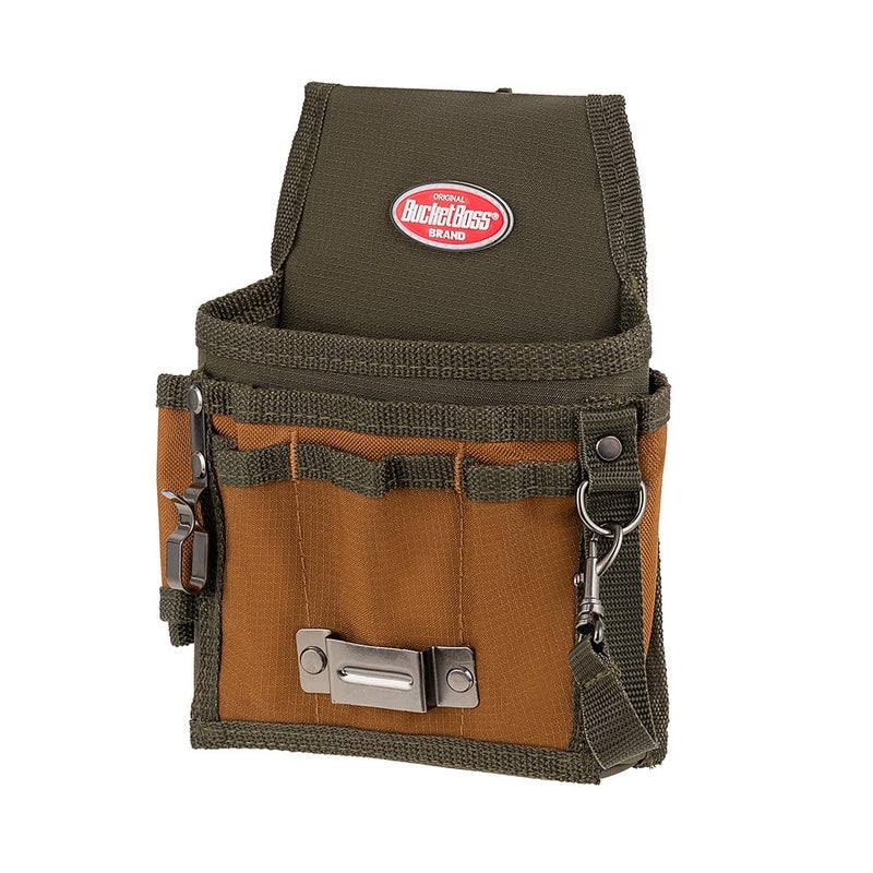 Bucket Boss - Tool Pouch with FlapFit, Pouches - Original Series (54140) , Brown - Image 5